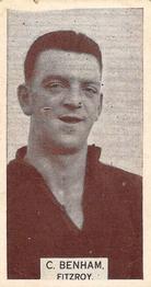 1933 Wills's Victorian Footballers (Small) #130 Colin Benham Front